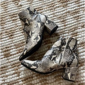 Madden Girl Snake Skin Boots